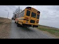 Cold start and Drive in a Straight piped School bus