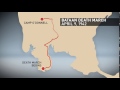 Bataan Death March map