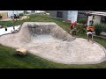 Beach pool building