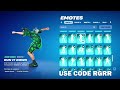 ALL ICON SERIES DANCE & EMOTES IN FORTNITE! (GREEN ROOTS BILLIE)