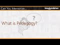 What is Pedagogy | Define Pedagogy | Pedagogy Teaching | Education