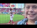 Isabel Kelly Sings the National Anthem at the Reds Game