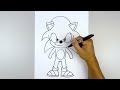 How To Draw Sonic The Hedgehog | Step By Step Tutorial