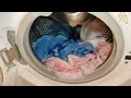 Very HARD destruction washer indesit with 2 wet towels!