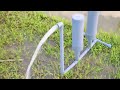 I turn PVC pipe into a water pump free no need electric power