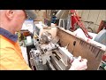 Machining home cast aluminium on a well used Chinese lathe
