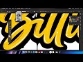 Illustrator Tutorial | Tipografía Personalizada Billions | Billions Custom Typography