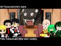 [Opm React To MASH!]{1/?} |Mash As Saitama And Tatsumaki Son|