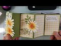 Cheerful Daises and a new fun fold