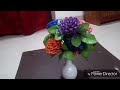 how to make foam sheet flowers at very low cost | DIYwithDOLL