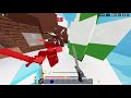 Grinding The Barbarian Contract in Roblox Bedwars...