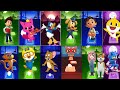 Tiles Hop Heroes in Cartoons Vs each other