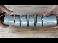 Cách bo ống tròn thành góc vuông 90 độ nhanh và đẹp !  Secret Pipe cutting tricks