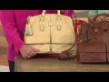 Dooney & Bourke Florentine Leather Clayton Satchel with Amy Stran