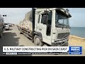 US military building pier on Gaza coast to deliver much-needed aid