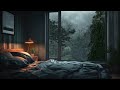 8Hours - Sleeping Music For Deep Sleeping, Relaxing Sleep Music, Soft Rain, Piano Chill | Warm Room