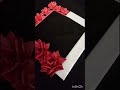 Red rose 🌹 wall hanging 🌸 craftology 🥰