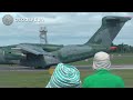 Takeoff of the Brazilian Air Force EMBRAER KC-390 MILLENNIUM