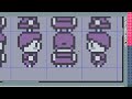 16x16 Character Sprites Drawn In Real Time - Pixel Art Tutorial And Process