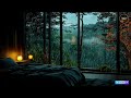 Relaxing Sleep Music In Warm Room At Night - Rain Sounds For Sleep,Restore Energy,Sleep Easily⛈