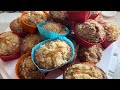 Delicious Apple Crumble Muffins Recipe | How to Make Apple Crumble Muffins | Apple Muffins