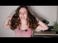 How to Give Yourself a DIY Wavy Haircut // Manesbymell pigtails cut method on long 2a - 2c wavy hair