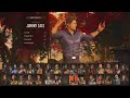 My entire Johnny Cage collection in Mortal Kombat 1 (All Gear, Pallets, and Skins)