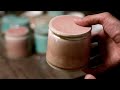 Throwing and Trimming Lidded Jars on Potter’s wheel. | ساخت ظرف ادویه بزرگ با چرخ سفالگری | ASMR