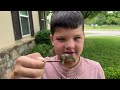 BUG HUNT with CALEB and DAD in BACKYARD with BUGS BOX! SNAILS, Slugs, Worms, Ants, Spiders!