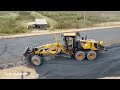OMG!!!Motor Grader Clearing Skill , Longest Clearing Gravel Making New Road (Part2)