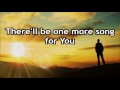 One More Song For You - The Imperials  (Lyrics)
