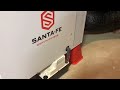 SantaFe Ultra 120 dehumidifier in operation