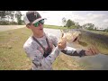 Catching a DOUBLE DIGIT Bass! (Bank Fishing)