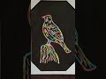 Acrylic painting for beginners, Magical style birds