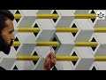 modern 3D wall painting design | 3D wall texture new design | 3D wall paint design