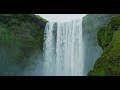 (Perfect Beautiful Waterfall) Deeply Relaxing, Help Calm Your Mind, Deep Sleep, Complete serenity.