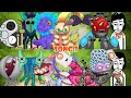 MonsterBox: DEMENTED DREAM ISLAND with Monster Fanmade Redesign | My Singing Monsters TLL Incredibox