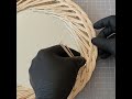[단미라탄]라탄거울만들기 원형거울