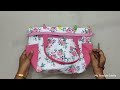 How to sew tote bag - 3 POCKETS | How to make a Tote bag with lining | cloth bag making | Tote bag