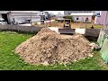 Wow first Step Landfilling Project Process By Dump Trucks 5t Ft Komatsu Dozer D31p Work