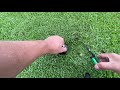 How To Easily Raise a Sprinkler Heads in 3 Minutes Without Digging