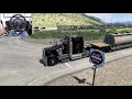 Straight Piped Kenworth W900 - American Truck Simulator | Thrustmaster TX