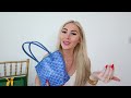 Goyard Mini Anjou Unboxing! 💙 (pricing, what's in my bag, + try-on!)