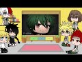 Mha react to Villian/Traitor Deku AU {Angst}