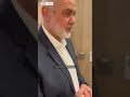 Moment Hamas leader finds out sons are dead