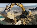 Caterpillar 352F Excavator Loading Mercedes & MAN Trucks - Ascon Ltd