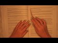 ASMR INAUDIBLE READING (super clicky whispering, word tracing, page turning)