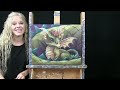 Learn How to Draw and Paint with Acrylics CUTE BABY DRAGON-Easy Beginner Online Tutorial-Time Lapse