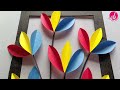 DIY Wall Hanging || Flower Wall Hanging| Handmade Paper Wall Hanging || Easy Craft
