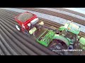 Potato Planting  | Deutz-Fahr Agrotron 7250 TTV on Row-Crop Tracks + Dewulf Miedema belt planter